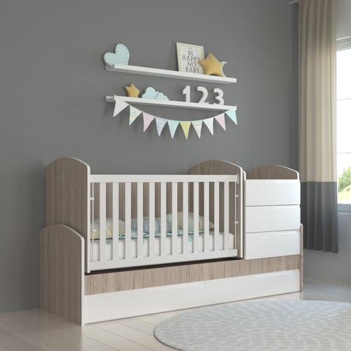 Luxury baby bed - luxury, convertible