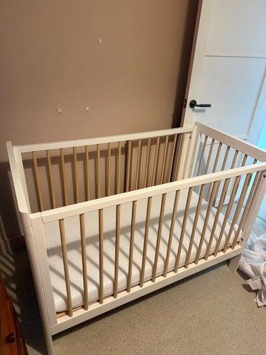 Cot bed with mattress and