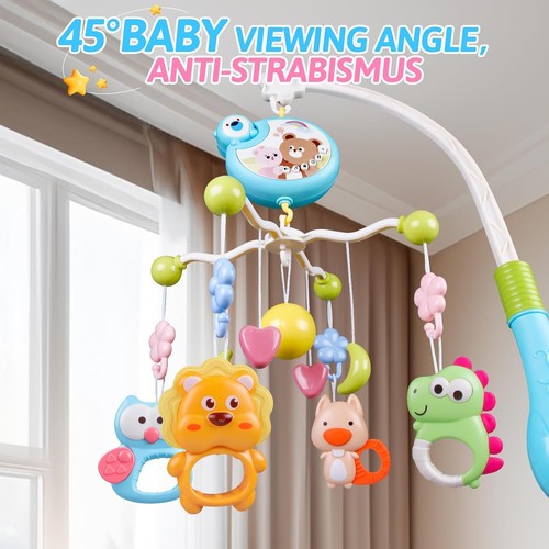 Baby musical crib bed - crib,