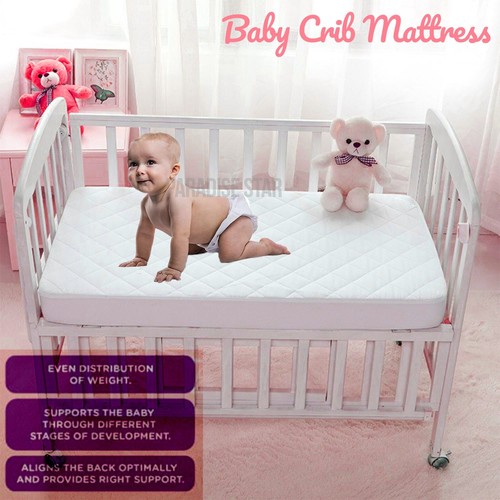 New quilted crib - new, baby