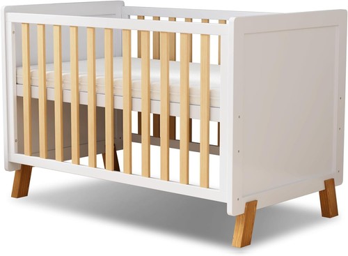Alex wooden baby cot - alex, -3-in-1