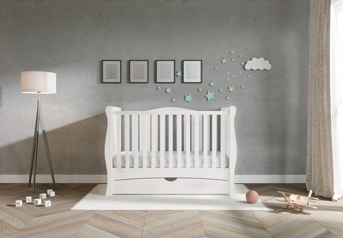 New gilbert white sleigh - gilbert,