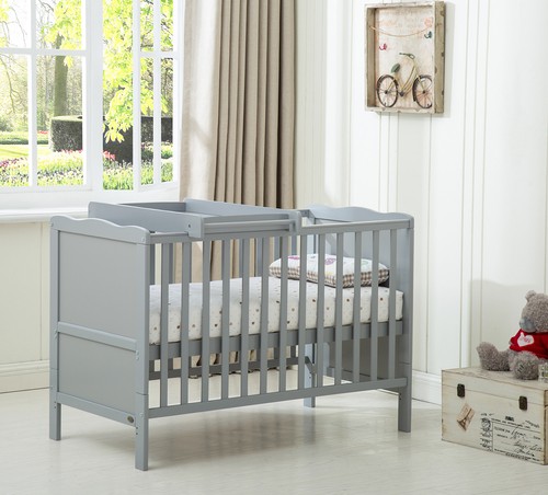 Mcc wooden baby cot - wooden,