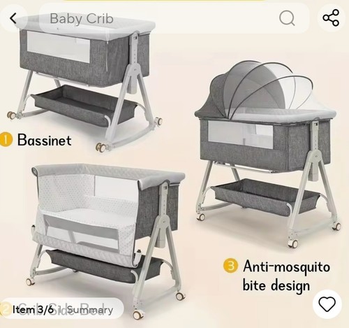 Baby crib mobile portable - -,