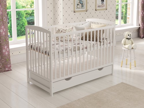 Baby cot bed 120x60cm with - bed,