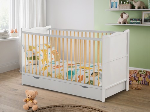 White baby cot - baby, for